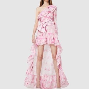 ATOIR Whirlwind Peony Print Hi-Low dress